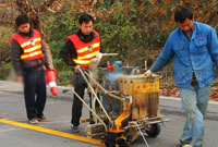 公路热溶划线